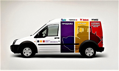 Оклейка коммерческого транспорта